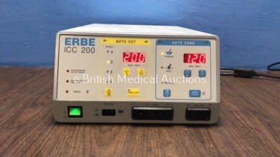 ERBE ICC 200 Electrosurgical Diathermy Unit (Powers Up) *1042483*