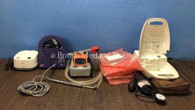 Mixed Lot Including 9 x Philips M3081-61602 Connection Leads, 1 xRMD Instruments Navigator GPS with 1 x Gamma Probe (Untested Due to No Power Supply)