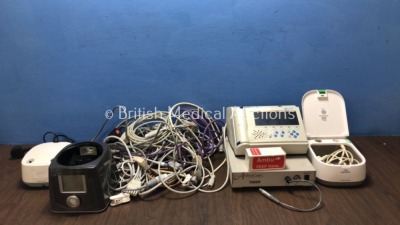 Mixed Lot Including 1 x Philips Respironics Innospire Essence Nebulizer (Powers Up) 1 x Fisher & Paykel Ref ICONPBK CPAP Unit (No Power with Missing L