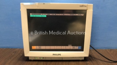 Philips IntelliVue MP70 Touch Screen Monitor (Powers Up, Missing Model Tag-See Photo) *DE35017369)