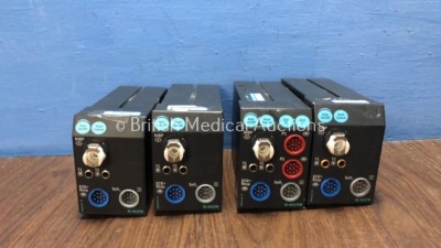 Job Lot of Modules Including 3 x Datex Ohmeda M-NESTR Modules Including ECG, NIBP and SpO2 Options, 1 x Datex Ohmeda M-NESTPR Module Including ECG, Sp