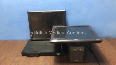 Mixed Lot Including 1 x APC 420 Smart UPS Unit (Powers Up) 2 x Philips 19" LCD Monitors (Both Power Up) 1 x Tripp Lite Smart Pro UPS Unit (Powers Up)