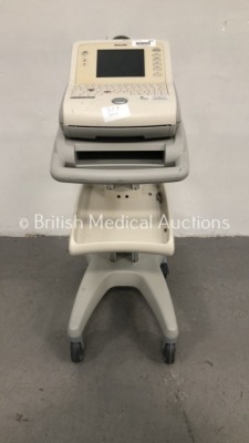 Philips PageWriter Trim II ECG Machine on Stand (No Power-Missing Buttons and Casing Loose-See Pictures-Possible Spares and Repairs) * SN US90402089 *