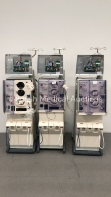 3 x Fresenius Medical Care 5008 CorDiax Dialysis Machines * Spares and Repairs - Missing Screens * * SN 5VEA2348 / 5VEA2347 / 5VEA2349 *