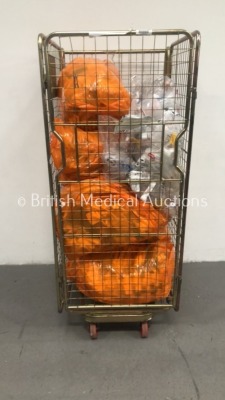 Cage of Mixed Consumables Including BD Venflon Pro Safety Syringes, Ambu Single Patient Resuscitators and Hartmann Zetuvit Absorbent Dressing Pads (Ca