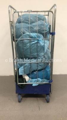 Cage of Mixed Ambulance Uniforms,Consumables and Nitrile Handsafe Sterile Examination Gloves (Cage Not Included)