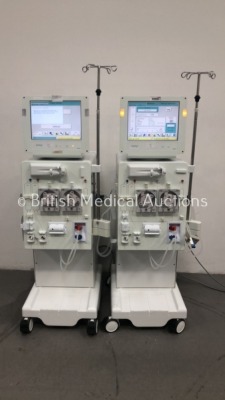 2 x B-Braun Dialog + Dialysis Machines Software Version 8.28 / Running Hours 34774 / 34876 (All Power Up) * SN