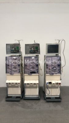 3 x Fresenius Medical Care 5008 CorDiax Dialysis Machines * Spares and Repairs - Missing 2 x Screens *