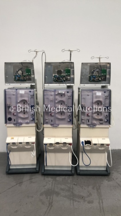 3 x Fresenius Medical Care 5008 CorDiax Dialysis Machines * Spares and Repairs - Missing Screens *