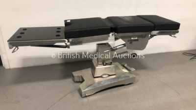 Eschmann MR Manual Operating Table with Cushions (Hydraulics Tested Working) * SN MRAB-2C-1242 *