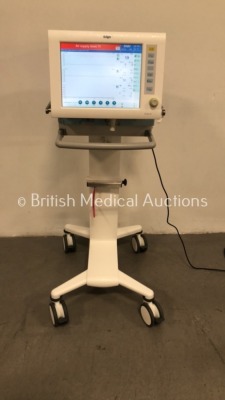 Drager Evita XL Ventilator Ref 8419601-04 Software Version 07.00 Running Hours 2692 on Drager Stand (Powers Up) * SN ASAC-0170 * * Mfd 2009 *