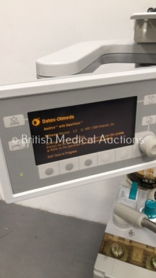 Datex-Ohmeda Aestiva 3000 Anaesthesia Machine with Datex-Ohmeda SmartVent Software Version 3.2 with GE Module Rack Including 1 x E-CAi0v Gas Module wi - 2