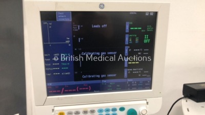 Datex-Ohmeda Aespire View Anaesthesia Machine with Datex-Ohmeda Aespire View Software Version 06.20,GE Module Rack Including 1 x E-PRESTN Module with - 5