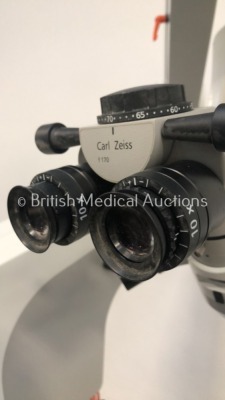 Carl Zeiss OPMI Lumera i Surgical Microscope with Carl Zeiss f170 BInoculars, 2 x 10x Eyepieces, Zeiss f200 APO Lens and Footswitch on Zeiss Stand (Po - 3