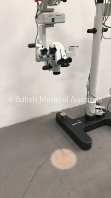 Leica Wild Heerbrugg M690 Dual Operated Surgical Microscope with 2 x Binoculars, 2 x 10x/21 Eyepieces, 2 x 8.33x/22 Eyepieces, f200mm SL Lens and 3 x - 2