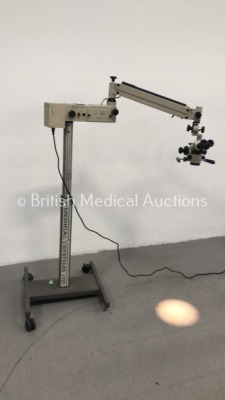 Urban Model M3 Microscope with 2 x 10x Eyepieces and 300 mm Lens on DP Medical Systems Urban Stand (Powers Up with Good Bulb)