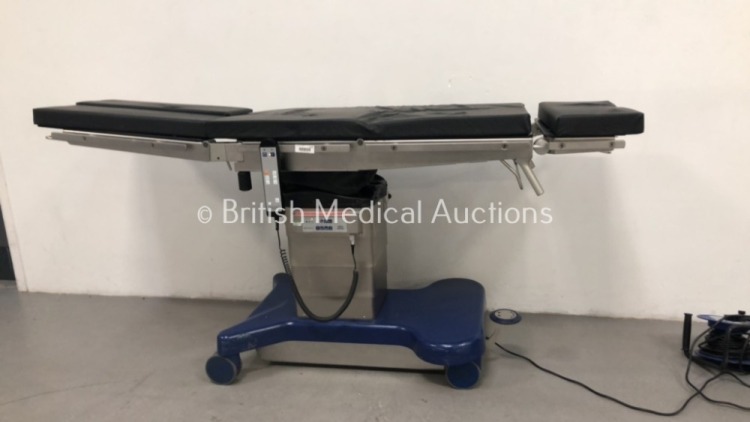 Maquet Alpha Classic Electric Operating Table with Controller, Cushions and Accessories (Powers Up)