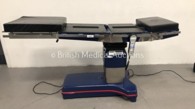 Maquet Alphastar Plus Electric Operating Table with 2 Cushions and Controller *Incomplete* (Powers Up)