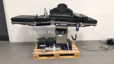 Eschmann T20-a Electric Operating Table with Cushions, Accessories and Controller (Powers Up)