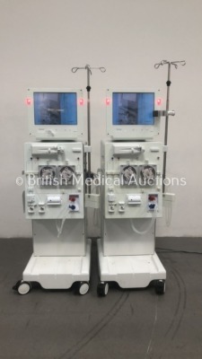 2 x B-Braun Dialog + Dialysis Machines - Running Hours 37195 / 38999 (Both Power Up) *S/N 92346 / 92341*