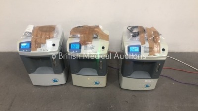 3 x Oxylife Oxygen Concentrators with Accessories ACC Time 1039 / 1903 / 1948 (All Power Up)