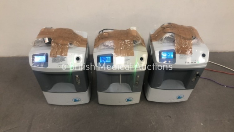 3 x Oxylife Oxygen Concentrators with Accessories ACC Time 625 / 1050 / 3152 (All Power Up)