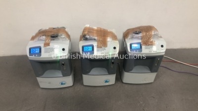 3 x Oxylife Oxygen Concentrators with Accessories ACC Time 762 / 3964 / 753 (All Power Up)