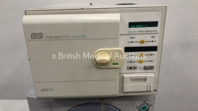 Eschmann SES Vacuum Little Sister 3 Vacuum Autoclave Version 5.1 (Powers Up) * Mfd 2002 *