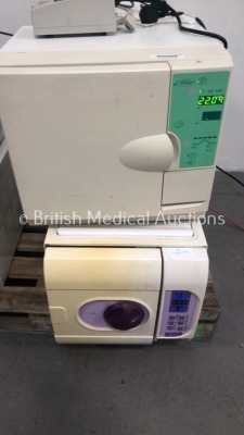 1 x Prestige Medical Century 2 Autoclave and 1 x Excel Autoclave/Steam Sterilizer (Powers Up) * Mfd 2008 *