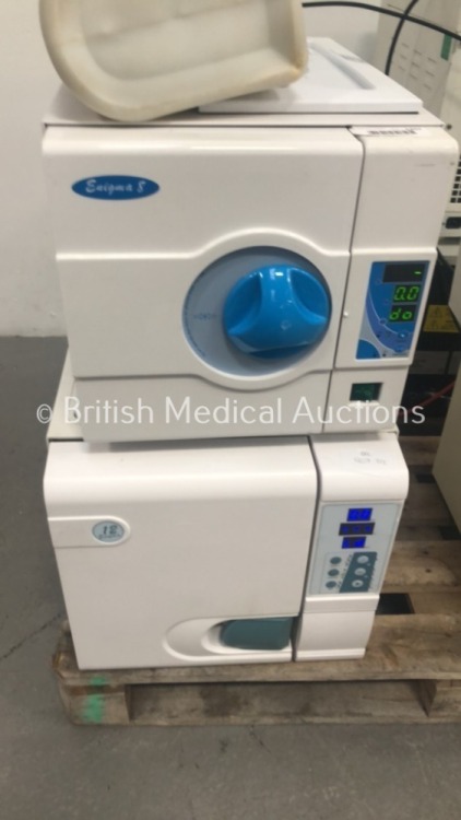 1 x Enigma 8 Autoclave/Steam Sterilizer (Powers Up) * Mfd 2009 * and 1 x Enigma 12 Autoclave/Steam Sterilizer (Powers Up) * Mfd 2009 *