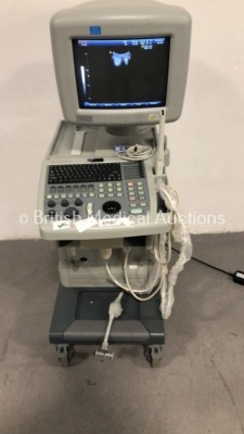 Medison Sonoace 8000SE Ultrasound Scanner with 2 x Transducers/Probes (1 x EC4-9ES and 1 x C3-7ED) and Sony Video Graphic Printer UP-895CE (Powers Up)