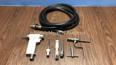 3M Mini-Driver K100 Handpiece with 1 x Hose and 5 x Attachments Including 1 x Wire Inserter, 1 x Chuck Jacobs, 1 x Chuck Key, 1 x Chuck A/0 and 1 x Sa