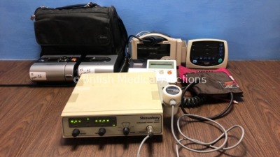 Mixed Lot Including 1 x ResMed S9 VPAP ST-A iVAPS with H5i Humidifier and Alarm in Carry Case, 1 x Shrewsbury SM3372 Ultrasound Therapy Unit with SM20