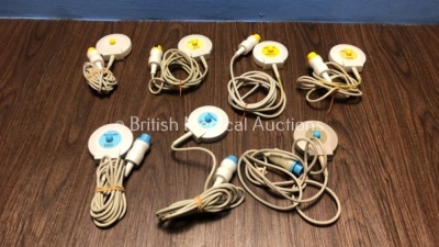 Job Lot of 7 x Sonaid Fetal Monitor Transducers