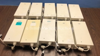 Job Lot of 7 x Drager and 3 x Siemens Model 59 55 393 E530U Power Supplies Units