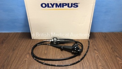 Olympus GIF XQ240 Video Gastroscope - Engineer's Report : Optical System - No Fault Found, Angulation - Requires Adjustment, Insertion Tube - Bending