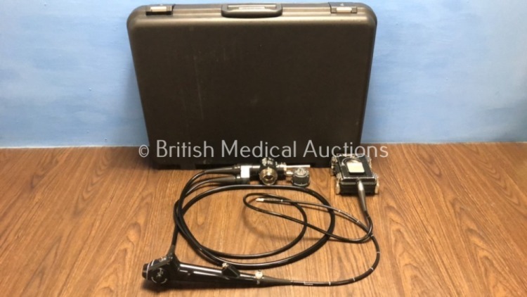 Olympus BF UC260F-0L8 Bronchoscope in Case - Engineer's Report : Optical System - 1 x Broken Fiber, Angulation - No Fault Found, Insertion Tube - Inde