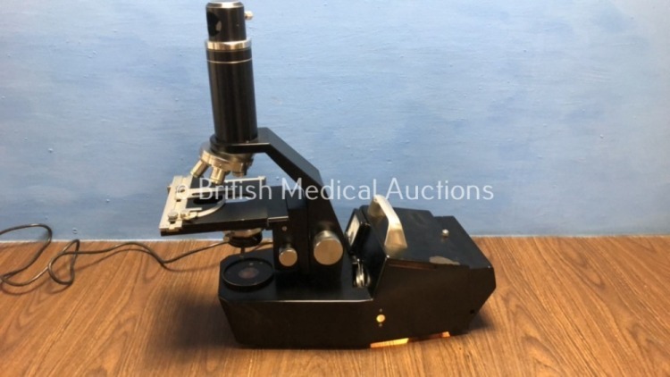 Gillett & Sibert Microscope with 3 x Optics - See Photo (Powers Up) *MK23379*