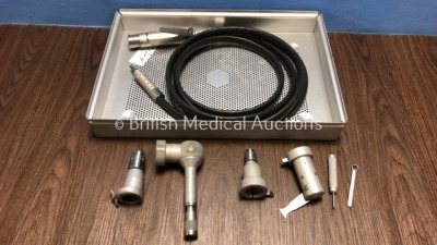 1 x Howmedica Chirodrill 1200 Surgical Handpiece with Hose and 4 x Attachments