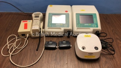 Mixed Lot Including 1 x Nidek KM-500 Auto Keratometer with Base and Power Supply (Base Powers Up but Blank Screen) 2 x B & D Electromedical Nippy ST+