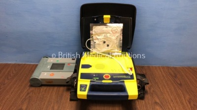 Job Lot Including 1 x Cardiac Science Powerheart AED G3 Automated External Defibrillator with Accessories and Carry Case (Powers Up with Stock Battery