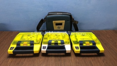 Job Lot Including 2 x Cardiac Science Powerheart AED G3 Pro Automated Defibrillators, 1 x Cardiac Science Powerheart AED G3 Automated Defibrillator, 1