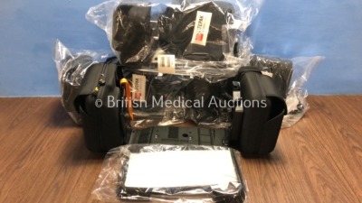 4 x Physio Control Lifepak 12 Defibrillator Cases with Screen Covers (Unused in Bags)