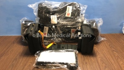 4 x Physio Control Lifepak 12 Defibrillator Cases with Screen Covers (Unused in Bags)