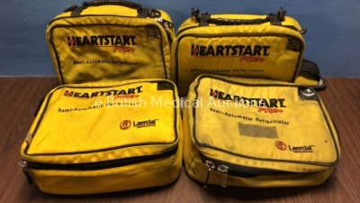 4 x Laerdal Heartstart FR2+ Defibrillator Carry Bags