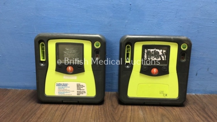 2 x Zoll AED Pro Defibrillators (Both Untested Due to No Batteries)