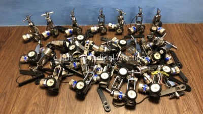 Job Lot of Entonox Oxylitre Valves (Approx. 30)