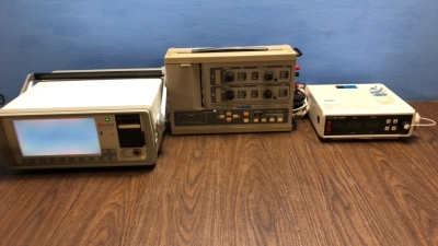 Mixed Lot Including 1 x SciMed DigiDop 220 Analyser, 1 x Radiometer TCM3 Monitor and 1 x Graphtec Thermal Arraycorder WR7400