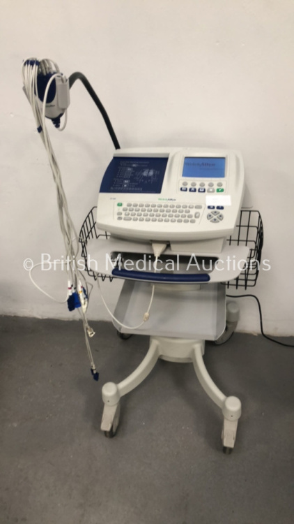 Welch Allyn CP200 ECG Machine on Stand with 10 Lead ECG Leads (Powers Up) *S/N 20008231*