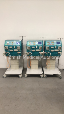 3 x Gambro AK 200 Ultra S Dialysis Machines V10.00 (All Power Up)